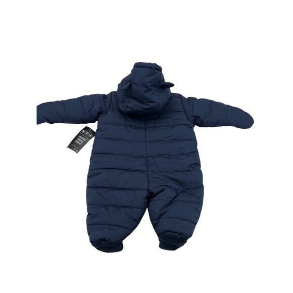 Infant Unisex Navy Blue Snow Pram 0-3 M By The Childrens Place Fleece Lined & In - Picture 2 of 8